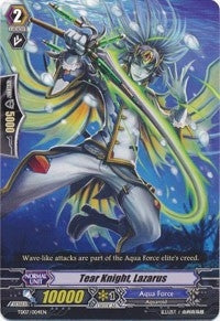 Image for Tear Knight, Lazarus (Trial Deck 7: Descendants of the Marine Emperor) (TD07/004EN) - Cardfight Vanguard