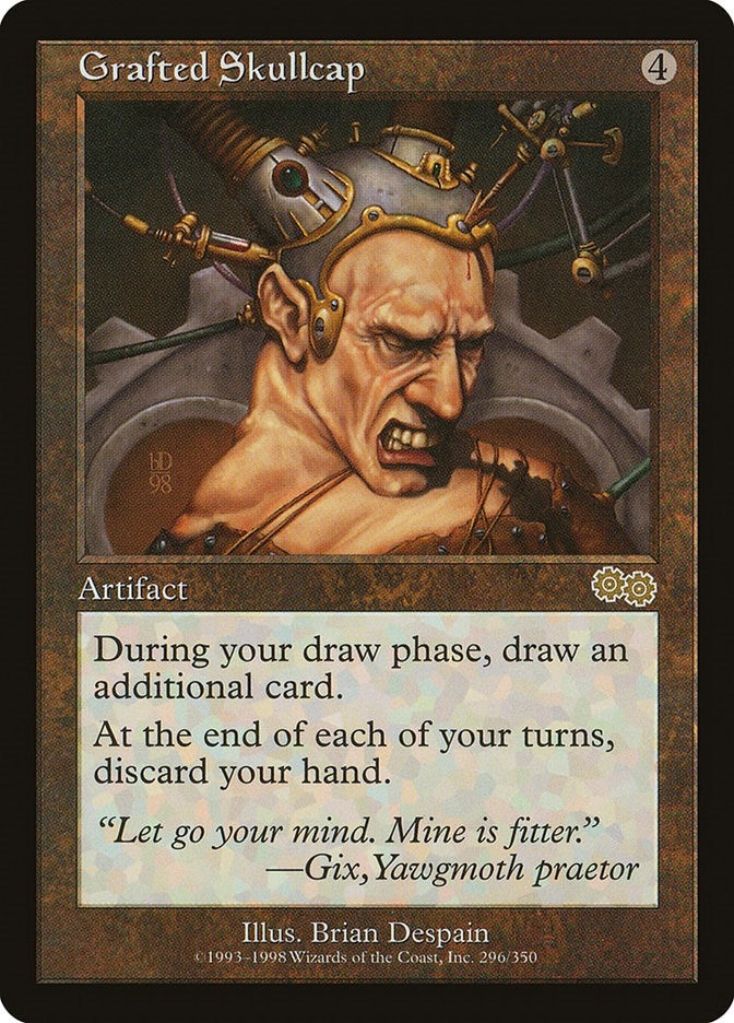 Image for Grafted Skullcap (Urza's Saga) (296) - Magic: The Gathering