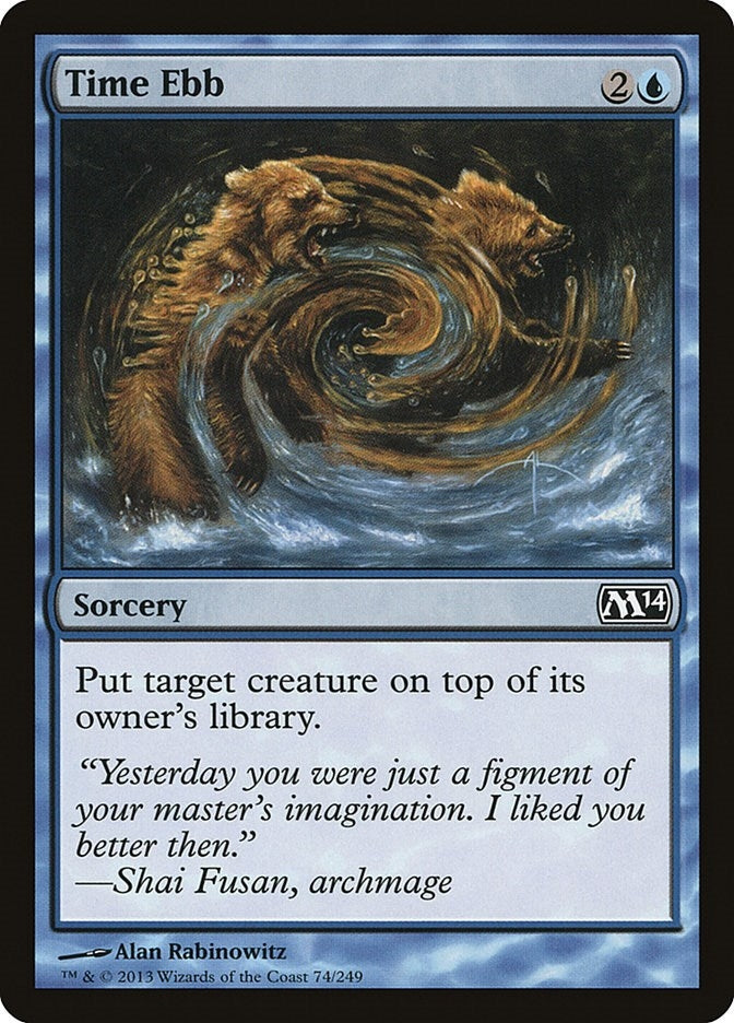 Image for Time Ebb (Magic 2014 (M14)) (74) - Magic: The Gathering
