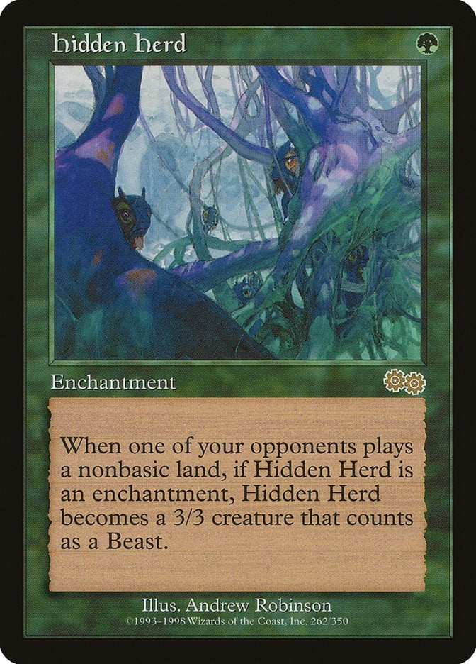 Image for Hidden Herd (Urza's Saga) (262) - Magic: The Gathering