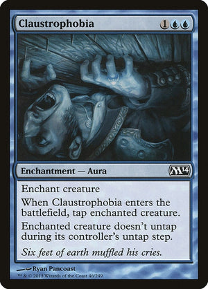 Image for Claustrophobia (Magic 2014 (M14)) (46) - Magic: The Gathering