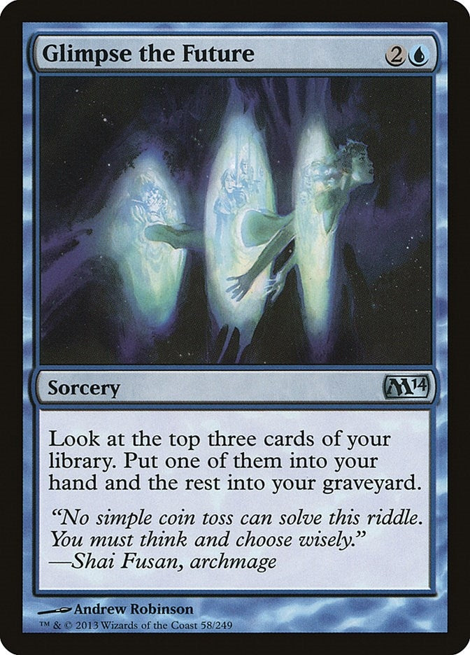Image for Glimpse the Future (Magic 2014 (M14)) (58) - Magic: The Gathering