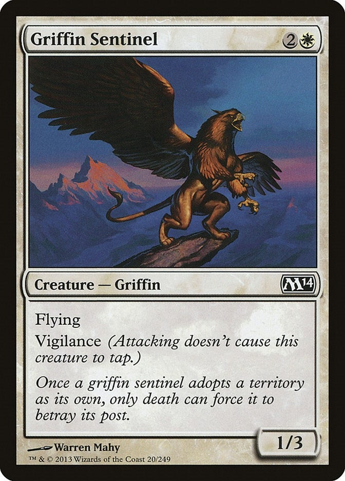 Image for Griffin Sentinel (Magic 2014 (M14)) (20) - Magic: The Gathering