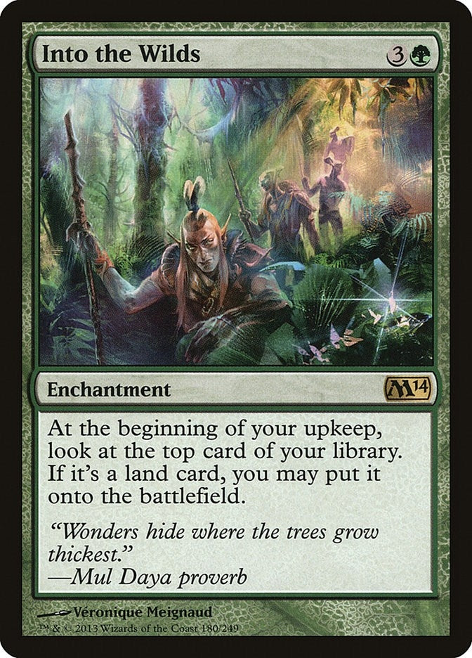 Image for Into the Wilds (Magic 2014 (M14)) (180) - Magic: The Gathering