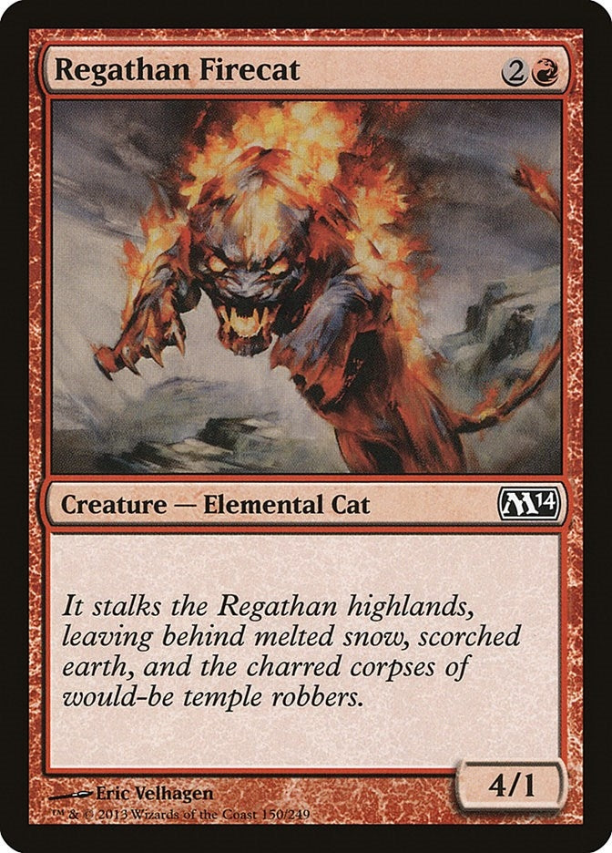 Image for Regathan Firecat (Magic 2014 (M14)) (150) - Magic: The Gathering