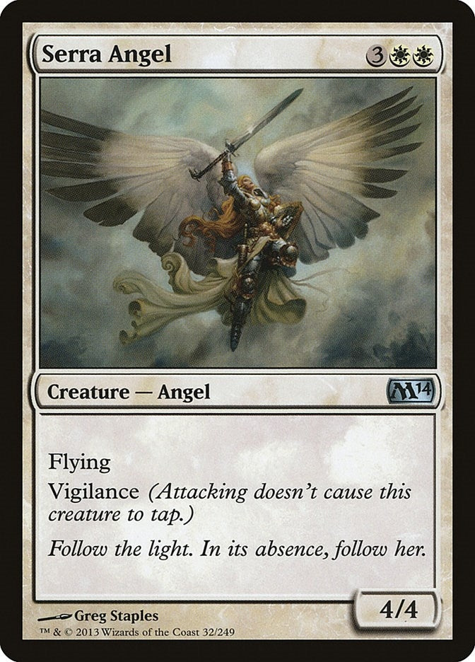 Image for Serra Angel (Magic 2014 (M14)) (32) - Magic: The Gathering
