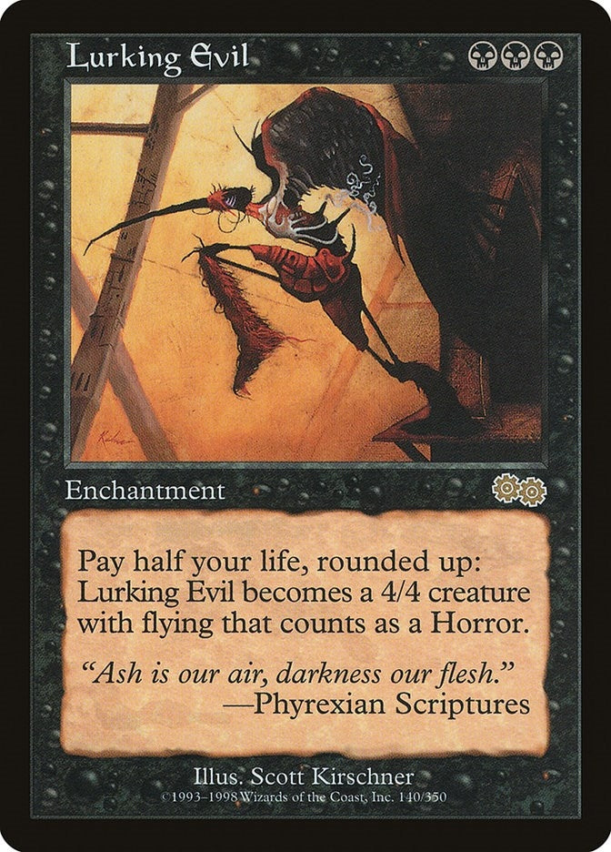 Image for Lurking Evil (Urza's Saga) (140) - Magic: The Gathering