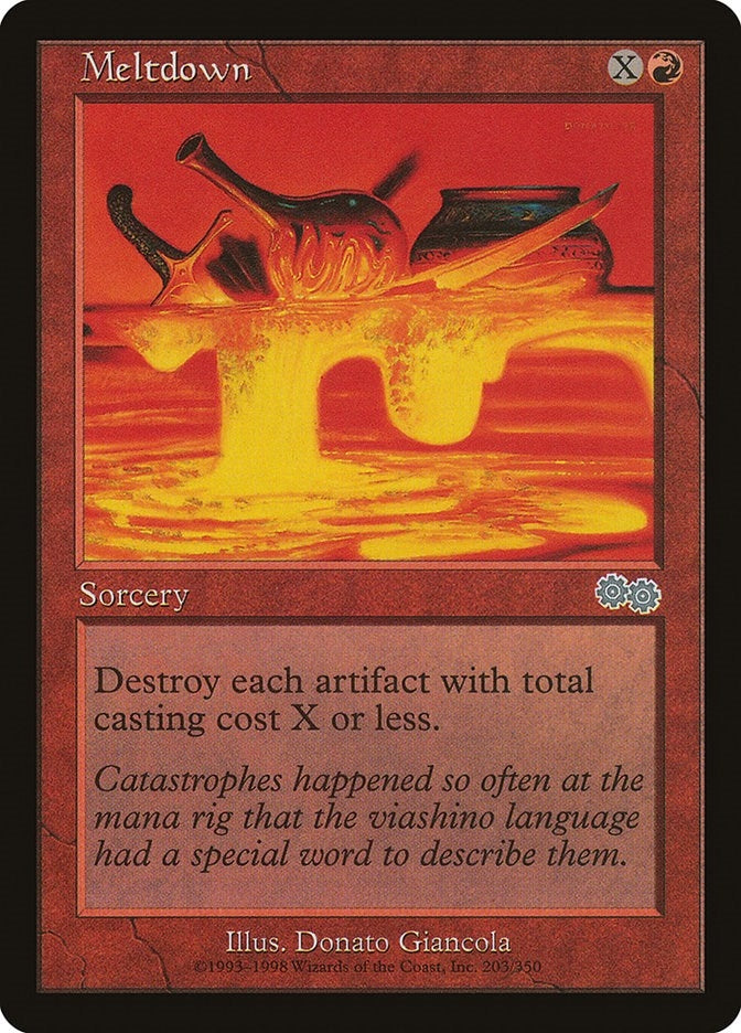Image for Meltdown (Urza's Saga) (203) - Magic: The Gathering