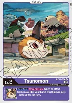 Tsunomon (BT11-006) (V.1) - Dimensional Phase (Common) [BT-11-006]