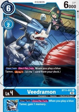 Veedramon (BT11-027) (V.1) - Dimensional Phase (Uncommon) [BT-11-027]