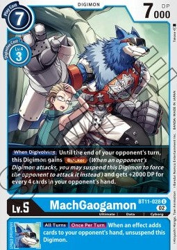 MachGaogamon (BT11-028) (V.1) - Dimensional Phase (Uncommon) [BT-11-028]