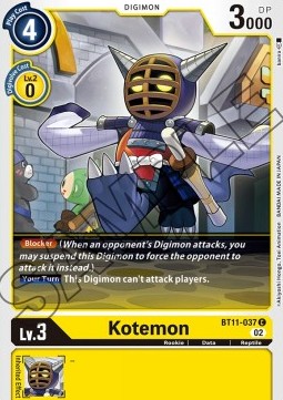 Kotemon (BT11-037) (V.1) - Dimensional Phase (Common) [BT-11-037]