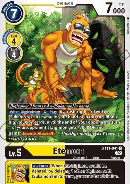 Etemon (BT11-041) (V.1) - Dimensional Phase (Common) [BT-11-041]