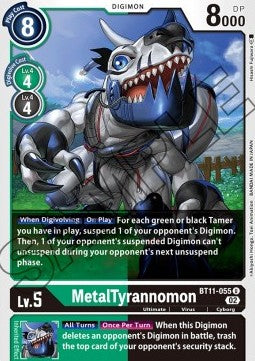 MetalTyrannomon (BT11-055) (V.1) - Dimensional Phase (Uncommon) [BT-11-055]