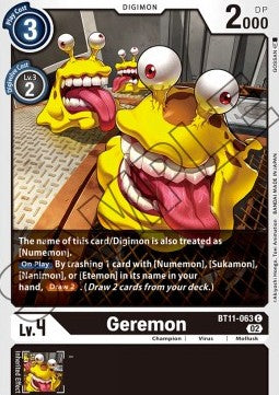 Geremon (BT11-063) (V.1) - Dimensional Phase (Common) [BT-11-063]