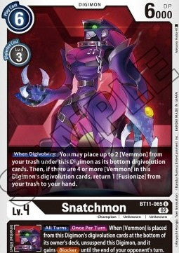 Snatchmon (BT11-065) (V.1) - Dimensional Phase (Uncommon) [BT-11-065]