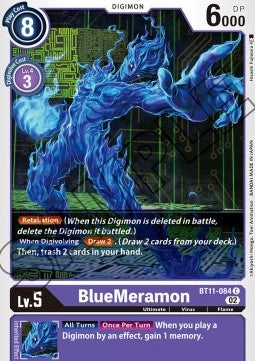 BlueMeramon (BT11-084) (V.1) - Dimensional Phase (Common) [BT-11-084]