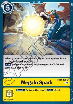 Megalo Spark (BT11-100) (V.1) - Dimensional Phase (Common) [BT-11-100]