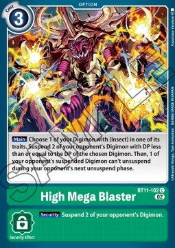 High Mega Blaster (BT11-102) (V.1) - Dimensional Phase (Common) [BT-11-102]