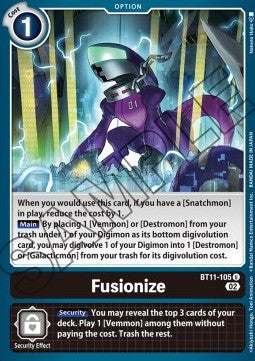Fusionize (BT11-105) (V.1) - Dimensional Phase (Uncommon) [BT-11-105]