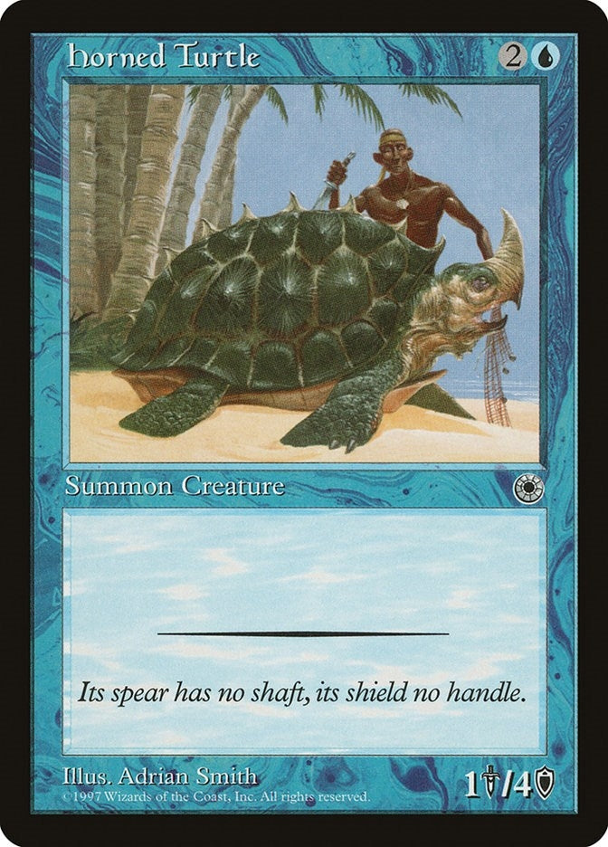Image for Horned Turtle (Portal) - Magic: The Gathering