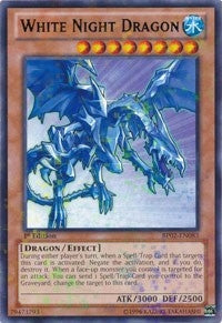 Image for White Night Dragon (Mosaic Rare) (Battle Pack 2: War of the Giants) (BP02-EN083) - YuGiOh