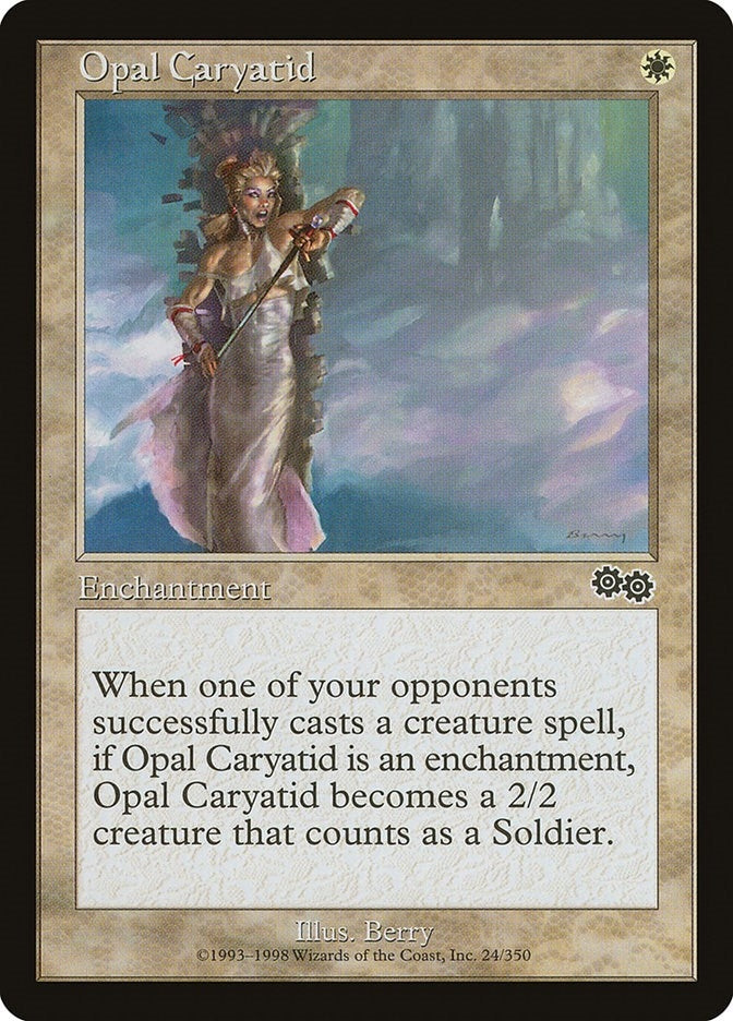 Image for Opal Caryatid (Urza's Saga) (24) - Magic: The Gathering