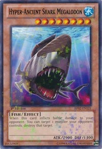 Image for Hyper-Ancient Shark Megalodon (Mosaic Rare) (Battle Pack 2: War of the Giants) (BP02-EN121) - YuGiOh