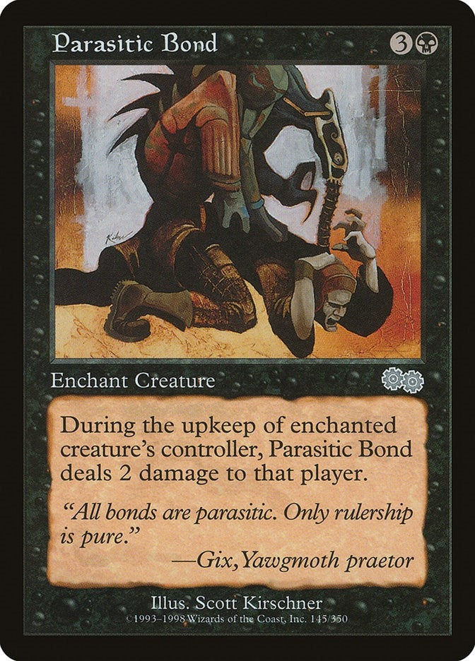 Image for Parasitic Bond (Urza's Saga) (145) - Magic: The Gathering