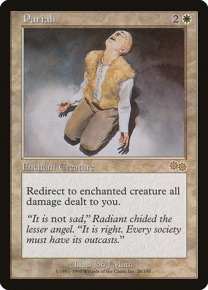 Image for Pariah (Urza's Saga) (28) - Magic: The Gathering