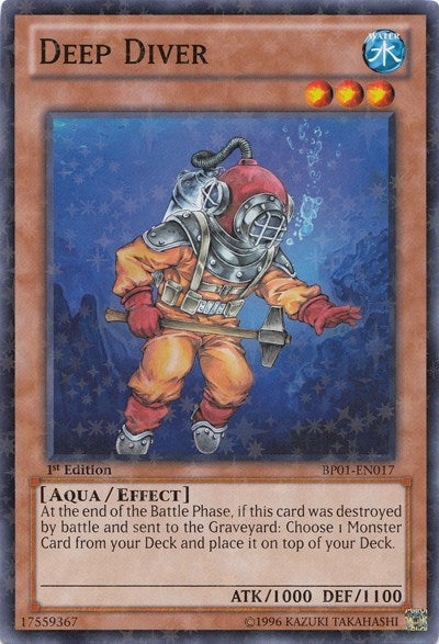 Image for Deep Diver (Starfoil) (Battle Pack: Epic Dawn) (BP01-EN017) - YuGiOh