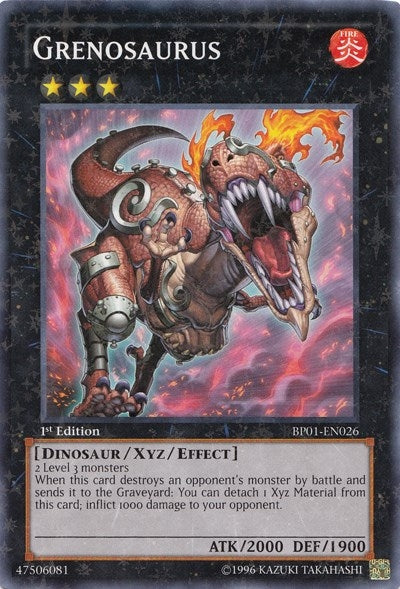 Image for Grenosaurus (Starfoil) (Battle Pack: Epic Dawn) (BP01-EN026) - YuGiOh