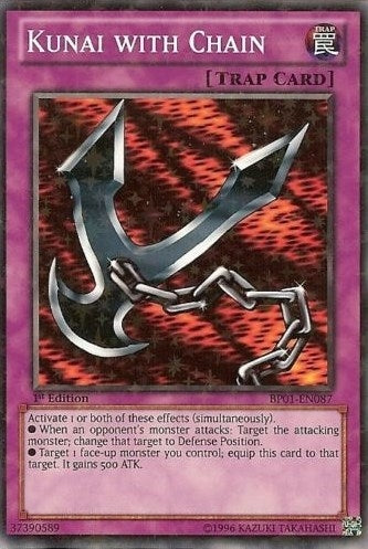 Image for Kunai with Chain (Starfoil) (Battle Pack: Epic Dawn) (BP01-EN087) - YuGiOh