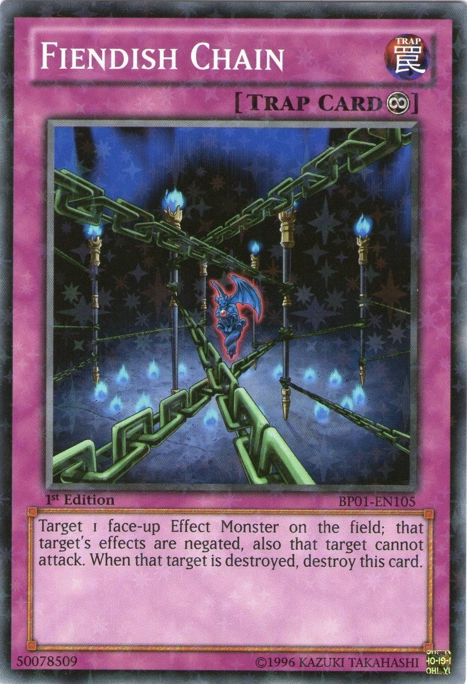 Image for Fiendish Chain (Starfoil) (Battle Pack: Epic Dawn) (BP01-EN105) - YuGiOh