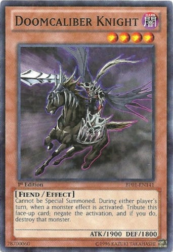 Image for Doomcaliber Knight (Starfoil) (Battle Pack: Epic Dawn) (BP01-EN141) - YuGiOh