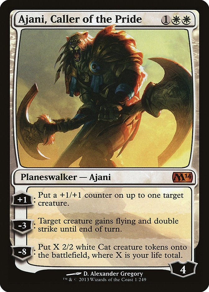 Image for Ajani, Caller of the Pride (Magic 2014 (M14)) (1) - Magic: The Gathering
