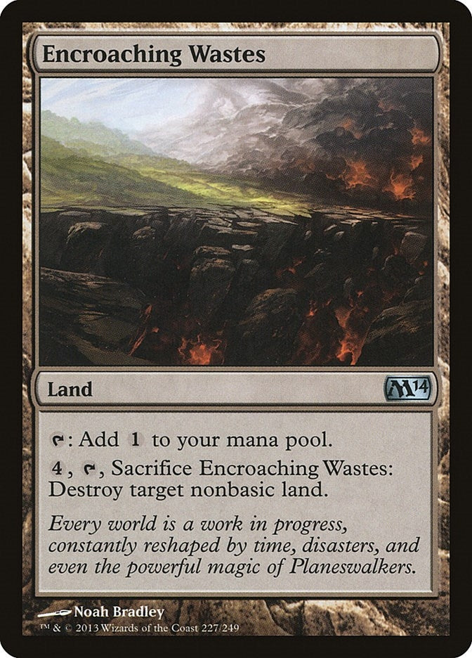 Image for Encroaching Wastes (Magic 2014 (M14)) (227) - Magic: The Gathering