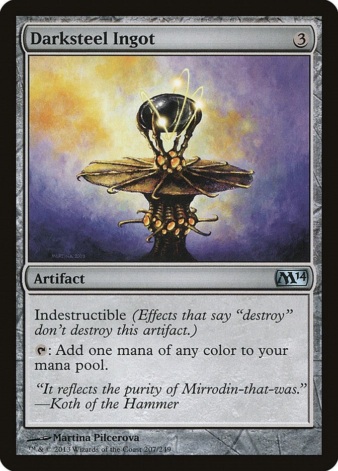 Image for Darksteel Ingot (Magic 2014 (M14)) (207) - Magic: The Gathering