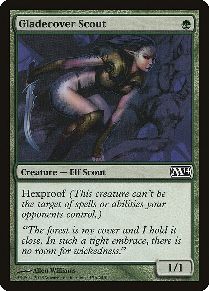 Image for Gladecover Scout (Magic 2014 (M14)) (176) - Magic: The Gathering