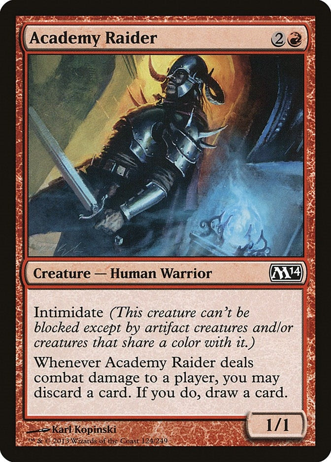 Image for Academy Raider (Magic 2014 (M14)) (124) - Magic: The Gathering