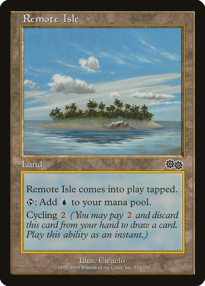 Image for Remote Isle (Urza's Saga) (324) - Magic: The Gathering