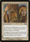 Image for Rune of Protection: Green (Urza's Saga) (38) - Magic: The Gathering