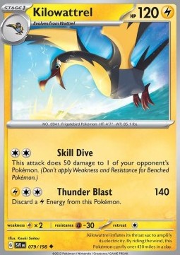 Kilowattrel - Scarlet & Violet (Uncommon) [SVI-079]