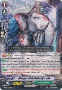 Image for Bringer of Knowledge, Lox (BT07: Rampage of the Beast King) (BT07/053EN) - Cardfight Vanguard
