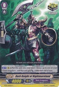 Image for Dark Knight of Nightmareland (BT07: Rampage of the Beast King) (BT07/092EN) - Cardfight Vanguard