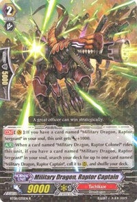 Image for Military Dragon, Raptor Captain (BT08: Blue Storm Armada) (BT08/030EN) - Cardfight Vanguard