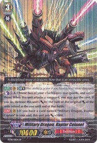 Image for Military Dragon, Raptor Colonel (SP) (BT08: Blue Storm Armada) (BT08/S11EN) - Cardfight Vanguard
