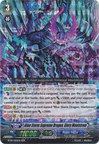 Image for Blue Storm Supreme Dragon, Glory Maelstrom (BT09: Clash of Knights & Dragons) (BT09/002EN) - Cardfight Vanguard