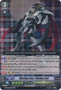 Image for Blazing Lion, Platina Ezel (BT09: Clash of Knights & Dragons) (BT09/006EN) - Cardfight Vanguard