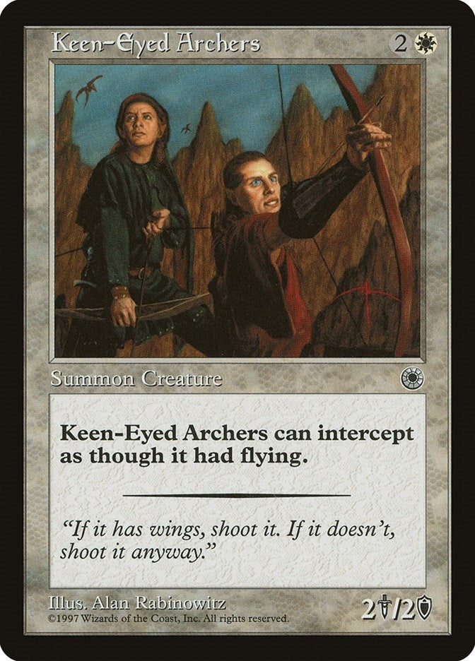 Image for Keen-Eyed Archers (Portal) - Magic: The Gathering